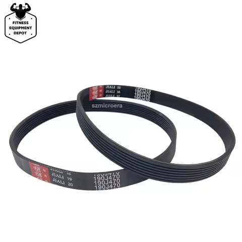 free shipping 2PCS/lot 190J470 Motor Drive Belt 190 J470 6/7/8 Ribs Motor Belt Pulley Belt Industria