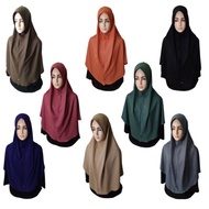 Tudung Sarung Berdagu XXL Tudung Denim Haziq Scarf