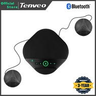 Tenveo A3000BEX Bluetooth Speaker Conference Speakerphone 4 AI Mics with 2 Expansion Mics 8m 360°Voi