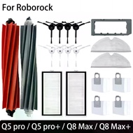 For Roborock Q8 Max, Q8 Max+, Q5 Pro, Q5 Pro+ Replacement Parts Accessories Main Side Brush Hepa Fil