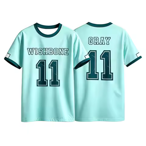 Conan Gray Wishbone T Shirts Gray #11 Mesh Jersey Summer Women Men Casual Breathable Tee O-neck Shor