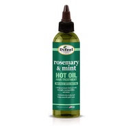 Difeel Hot Oil Hair Treatment with Natural Rosemary, Mint & Biotin 8 oz - Nourishing Treatment and G