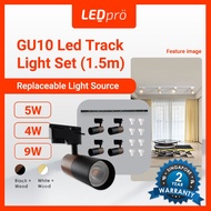 LED PRO LED LIGHT LED Wooden Track Light 4pcs Track Light With 1.5m Track Complete Set