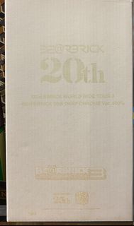 Bearbrick 20th Anniversary (Deep Chrome)