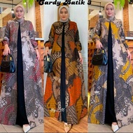 Gamis Batik Mix Moscrepe Premium Wanita Busui Terbaru Gamis Batik Jumbo Cardy Busui Mix Polos Modern