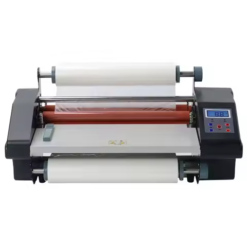 New Small 093H A3+Four Roller Laminating Machine A4 Hot Rolling Mill Roller Cold Laminator Rolling M