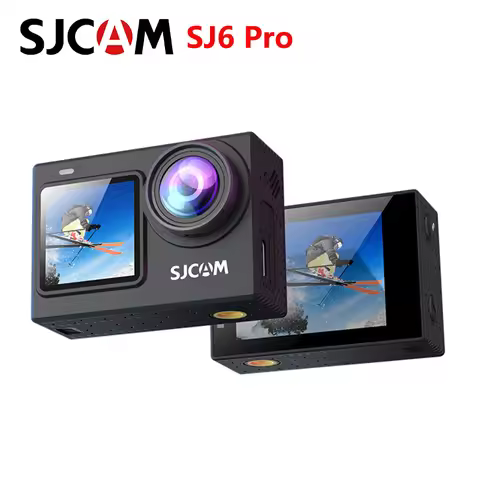 SJCAM SJ6 Pro Video Camera 4k 24MP Waterproof Sports Camera WiFi 8X Zoom Dual Screen Mini Action Vlo