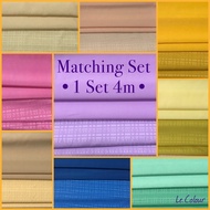 Baju Pasang Matching 4m Set [2m+2m]/Baju Pasang set 44/45”