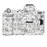 Anti-Scratch Anti-Wear Camera Skin Cover Protector Film for Canon EOS R RP R5 R6 R10 R7 Camera Body 