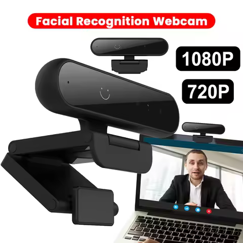 Identification Login Web Camera 1MP 720P/2MP 1080P for Windows Hello USB Computer Webcam Built-in Mi