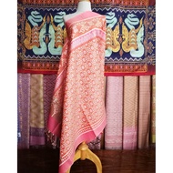 Silk Sarong Real Natural Color 6 Scales Size 1x2 Meters Pink Braided Leg Pattern Code L1-NY-10276611