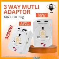 Adaptor Plug Adapter USB Charger Extension Plug Charger Adapter Socket USB Extension Type-C Adapter 