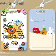 Mayday Merchandise Same Style🥕Mayday Carrot Student Card Holder Slide Food Card Bus Card ID Protecti