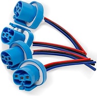 YSY Headlight Bulb Electrical Socket Wiring Harness Connector Female Adapter Fits Halogen 9004 9007 
