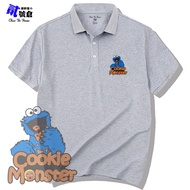 Warehouse No. 2 Biscuit Monster Sesame Street Gingerbread Man POLO Shirt Short Sleeve Top T Clothes 