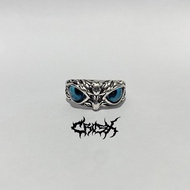 Owl RING/OWL RING/OWL RING/BLUE OWL EYE RING/COUPLE RING COUPLE RING KOREAN STYLE RING KOREAN STYLE 