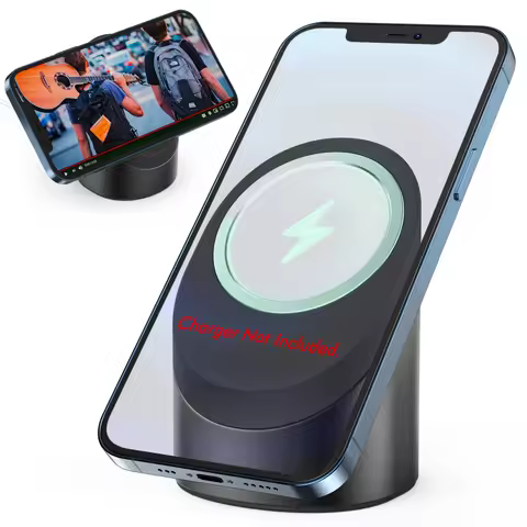 Shape Magnetic Silicone Charging Holder for IPhone 13 Pro Safe Wireless Charger Dock Station Stand
