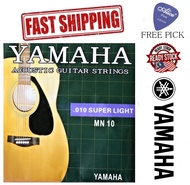 YAMAHA - Acoustic Guitar Strings MN10 - Super Light Gauge  10-47 YAMAHA Tali gitar KAPOK/ACOUSTIC GUITAR STRINGS