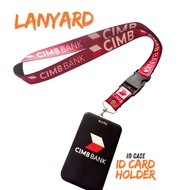 High Quality Cimb Style Id Holder Sling Id Lace Lanyards Lanyard Card Holder Name Tag