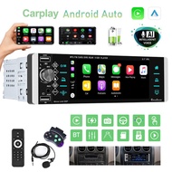 1 Din 5.1 Hd รถ MP5วิทยุเครื่องเล่นวิดีโอ Carplay บลูทูธ4.2 Autoradio FM AUX USB SD DVR หน้าจอสัมผัสพร้อมเพลงเครื่องเล่นภาพยนตร์ผู้ช่วยเสียง