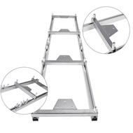 9FT/2.7M Rail Mill Guide System Chainsaw Mill Rail Guide Set Fastening Reinforcement Rail Aluminum L