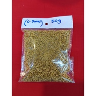 Aari Gold Round Beads(50gm)