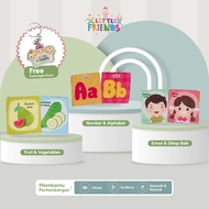 Little Friends Flashcard Emotions & Good Attitudes - Children's Educational Card Getting to Know Fee