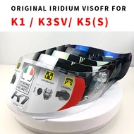 K5 Helmet Visor Shield for AGV K3SV K1 K5 K5S High Strength Sunscreen Capacete Windshield Uv-cut Len