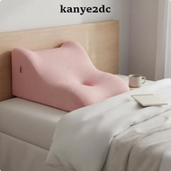 [kanye2dc] Contoured Back Support Cushion Multi Purpose Ergonomic Bed Pink 50-40-26cm