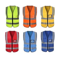Reflective labor protection vest, high quality mesh fabric reflective vest, engineer reflective vest