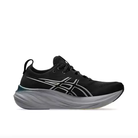 Asics Gel-Nimbus 26 Men's Running Shoes, Energy-Return, Wear Resistant, Daily Training Sneakers, Bla