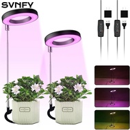 SVNFY LED Plant Grow Light, Full Spectrum Dimmable Full Spectrum Lamp, Plant Growth USB Timer Height