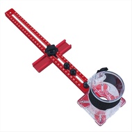 4 in 1 Router Milling Groove Bracket-Cabinet Hardware Jig Router Circle Cutting Jig Punch-Router Mil