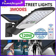 120W solar led outdoor light split street light Waterproof IP65 PIR Motion Sensor 3 modes remote con