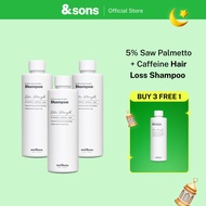 [Raya Exclusive] Buy 3 Free 1 andSons Hair Loss Shampoo 200ml for Thicker Hair