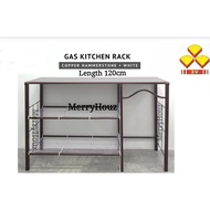 120cm / 82cm / 4 Kaki / 2.7 Kaki / Feet Stainless Steel Gas Rack / Kitchen Stove Rack / Rak Memasak 