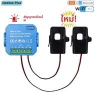 Tuya Smart Life WiFi Energy แบบสองทิศทาง 80A CT พร้อม Buzzer สําหรับเกณฑ์ ALARM Monitor ส่งออกนําเข้