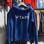WTAPS blue Hoodie embroidered logoBIG