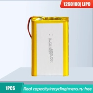 3.7V 10000mAh 1260100 Lithium Polymer Li-Po li ion Rechargeable Battery Lipo cells For Electrograph