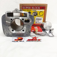 CAST IRON PISTON BOREUP BLOCK BRT SUPRA FIT REVO GRAND WIN C100 LEGEND ASTREA 53.40