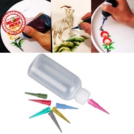 Plastic Food-grade Jam Painting Squeeze Bottles Nozzles Pastry X3D6 TattooKetchup Sauce J8V9