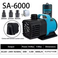 SOBO SA-3000/4000/6000/8000/10000 SA-12000ปั๊มน้ำตู้ปลา ปั๊มบ่อปลา ปั้มปลา ปั๊มน้ำพุ ปั๊มจุ่ม ปั๊มน้