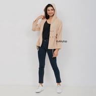 Kukky Top Women's Outerwear Jacket Houdie Fashion Korean Style 11922