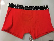 2👍全新- Calvin Klein 男童S碼 （8-10）歲全棉平腳內褲