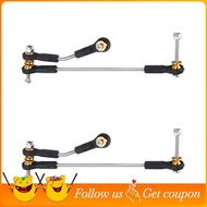2 Set Steering Link Servo Link Rod Steering Linkage for  C14 C24 C34 B1 B14 B24 B16 B36 1/16 RC Car 