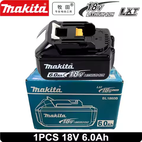 Makita 18V 6.0Ah rechargeable battery replacing Makita