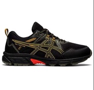 【💥越野跑鞋】Asics GEL-VENTURE 8 WATERPROOF 防水 越野鞋 越野跑鞋 男士運動鞋 黑金色 日本直送