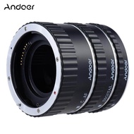 Andoer ที่มีสีสันโลหะ TTL โฟกัสอัตโนมัติ AF มาโครขยายแหวนหลอดสำหรับ Canon EOS EF EF-S 60D 7D 5D II 550D