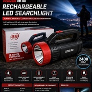 RECHARGEABLE LED TORCHLIGHT 2400mAh LITHIUM BATTERY