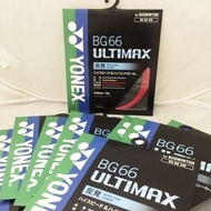 YONEX BG66 ULTIMAX JP JAPAN EDITION BG 66 ULTIMAX JP Original Badminton Strings
